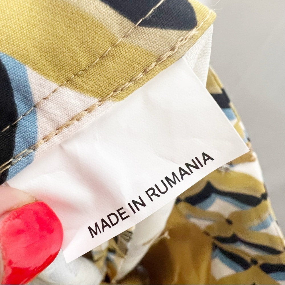 Marella Perla Cropped Geometric Patterned Wide-Le… - image 5